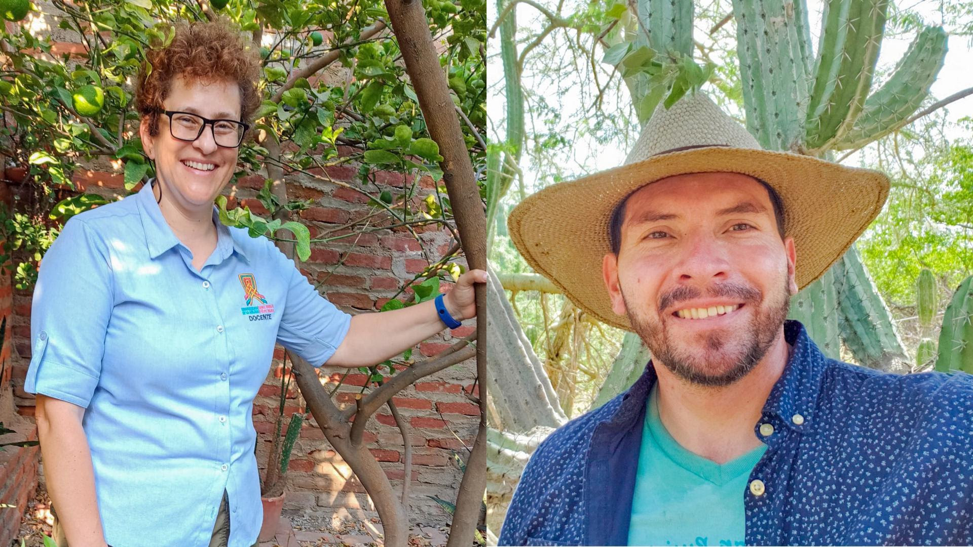 Docentes de Uniguajira Marisol Santos Acevedo y Nelson Valero Valero.