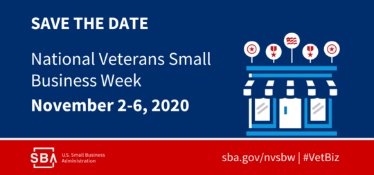 SAVE THE DATE: National Veterans Small Business Week 2020