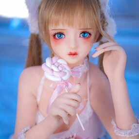 宣材写真通りの衣装&ウィッグ 高級TPE製 145cm M1#頭部 ラブドール 体重25kg 肌色&眼球色&メイクは画像と同じ