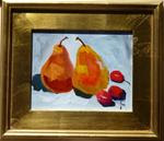 Two Pears and Cherries 14075 (On HOLD for a show till Feb. 28) - Posted on Thursday, January 15, 2015 by Nancy Standlee