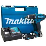 Parafusadeira/Furadeira 12V 1.5 Ah Íons-Lítio com 2 Baterias e Maleta - MAKITA-DF331DWYE-BIVOLT