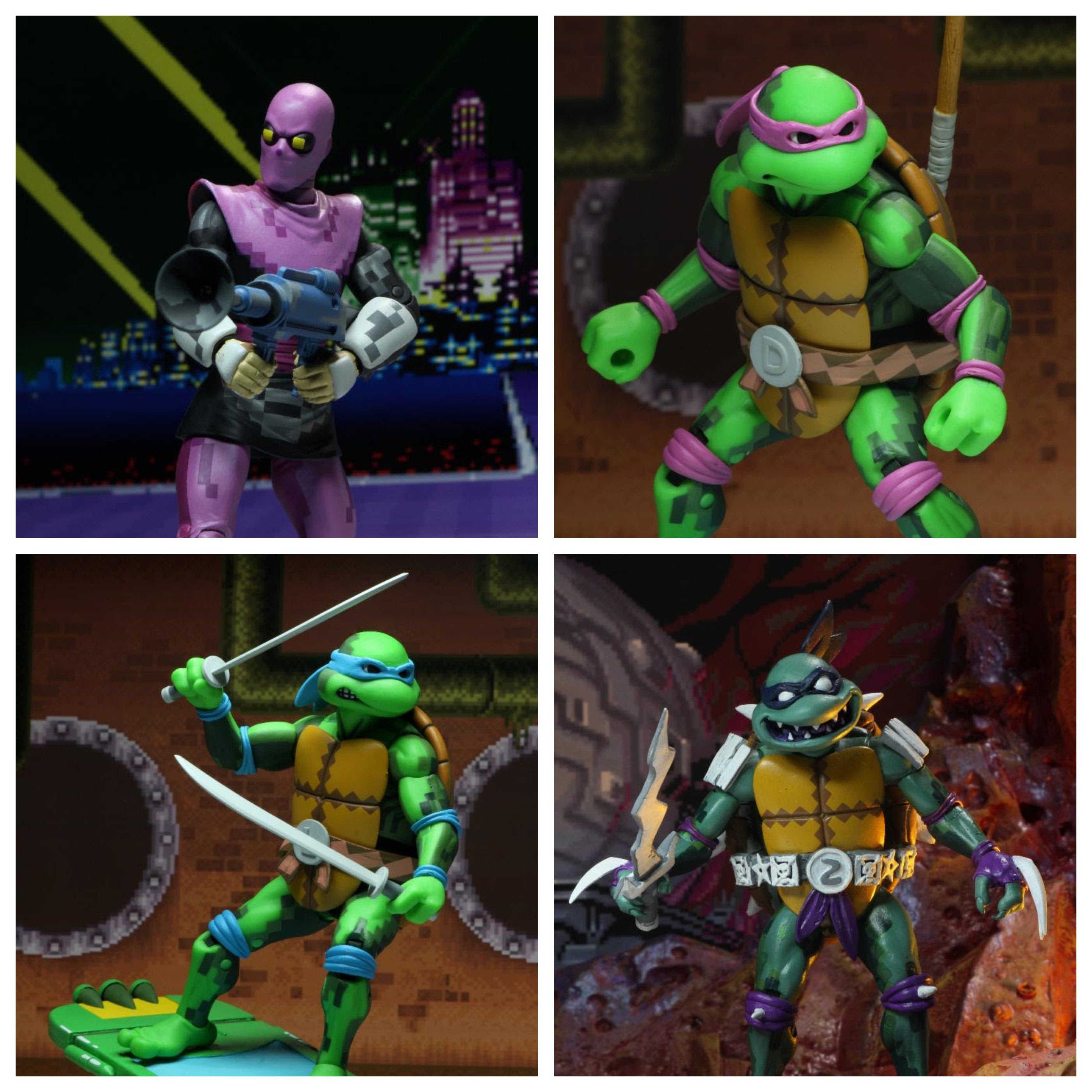 Image of TMNT: Turtles in Time - 7" Scale Action Figures - Set of 4 - BACKORDERED APRIL 2020