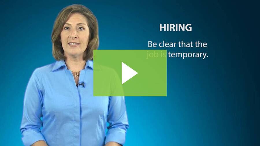 Hiring & Managing Seasonal Employees