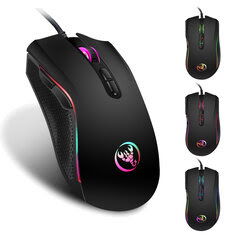 HXSJ A869 3200DPI 7 Botões 7 Cores LED Optical USB Mouse