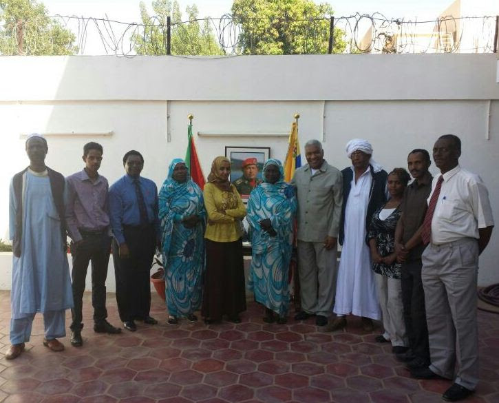 Organizaciones sociales sudanesas se movilizaron en apoyo a la Revolución Bolivariana