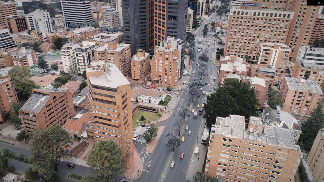 Carrera séptima en Bogotá