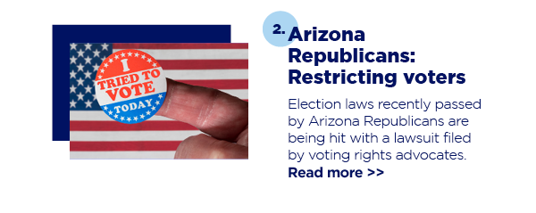 2. Arizona Republicans: Restricting voters