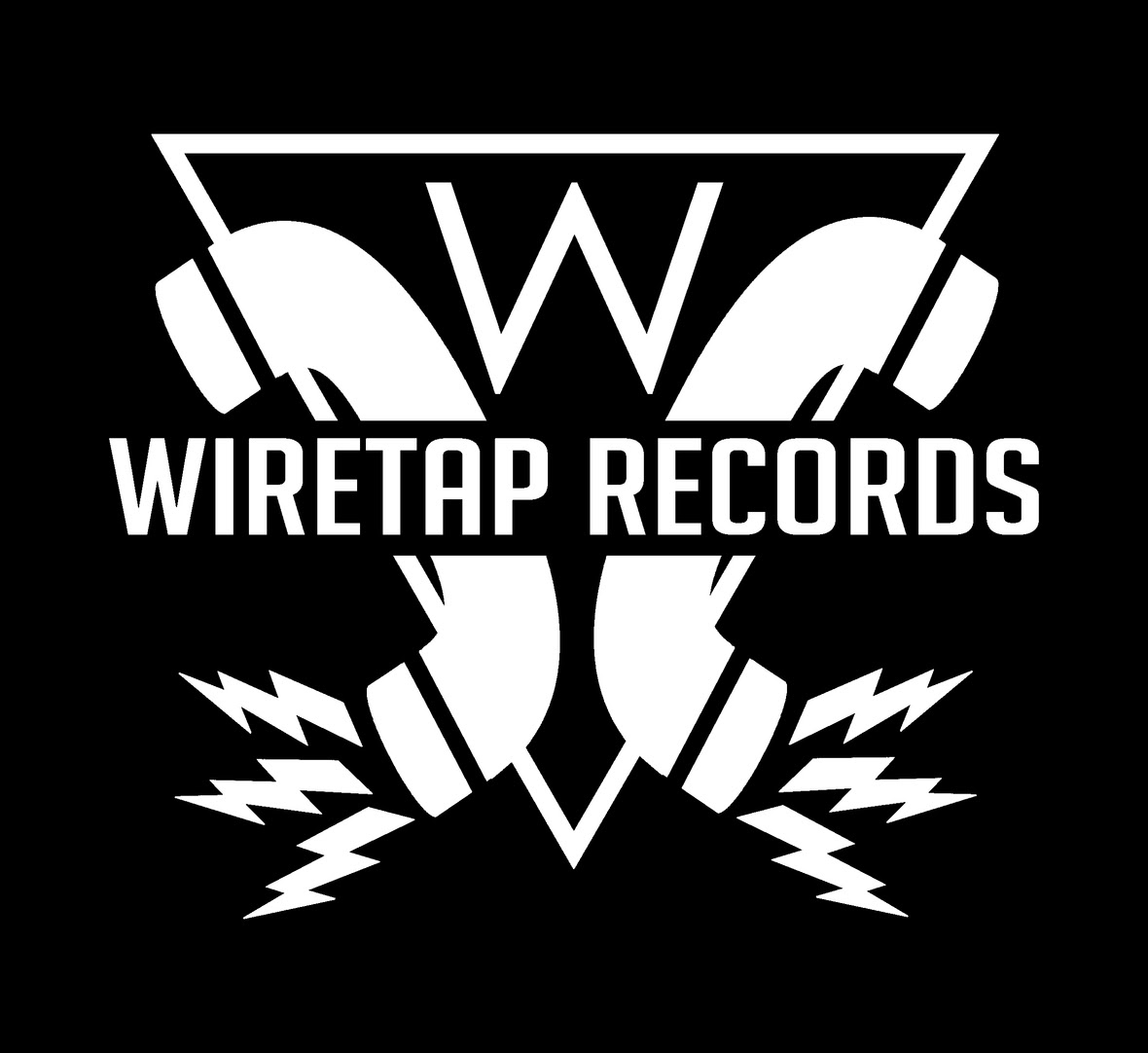 wiretap records logo black