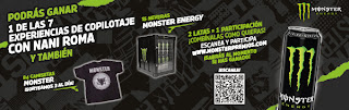 Monster Energy, podrás ganar 1 de las 7 experiencias de copilotaje con Nani Roma