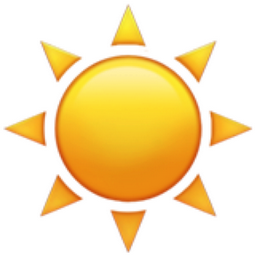 Sun Emoji (U+2600, U+FE0F)