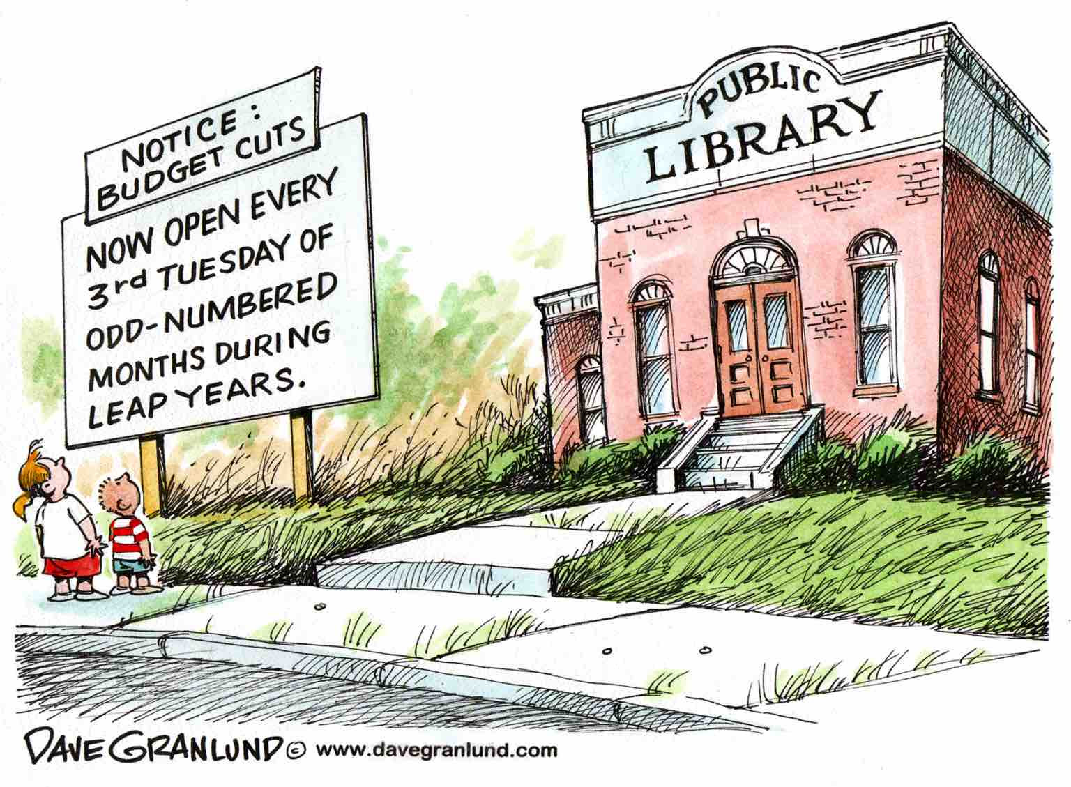 Republicans cut funding for public libraries