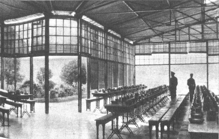 vista interior comedor Reformatorio Alicante 1931_Mndo Gráfico