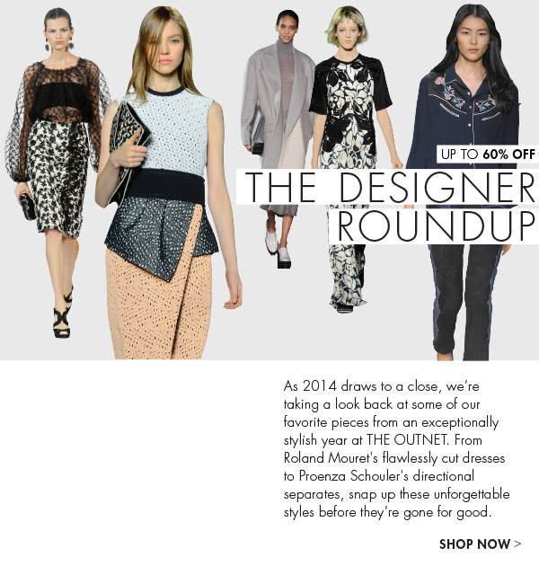 THE DESIGNER ROUNDUP - UP TO 60% OFF