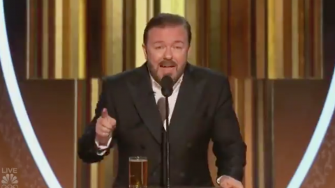 Ricky Gervais Slams Elitist Celebs At the Golden Globes: 'You're In No Position to Lecture the Public About Anything'