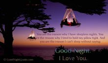 Cute and Romantic I Love You Good Night Images/Wallpapers for Boyfriend