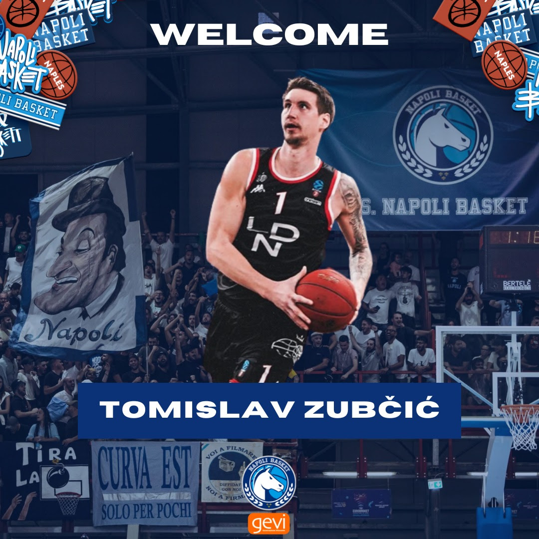 Tomislav Zubčić è un nuovo giocatore della Gevi Napoli Basket