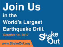 Join Us in the World's Largest Earthquake Drill. www.ShakeOut.org