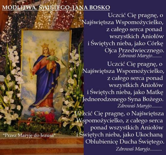 Znalezione obrazy dla zapytania Najświętsza Maryja Panna Wspomożycielka Wiernych