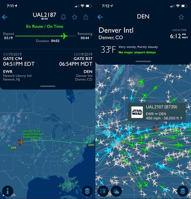 Customers and aviation enthusiasts can track United's Star Wars: The Rise of Skywalker special aircraft on FlightAware