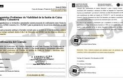 La Xunta contrató a KPMG el informe clave sobre la fusión de las cajas gallegas cuando la consultora llevaba 20 días elaborándolo