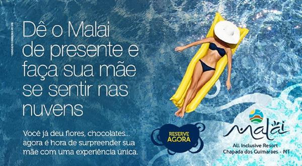 Dia das Mães no Malai Manso Resort banner (Divulgação) Dia das Mães no Malai Manso Resort banner (Divulgação)