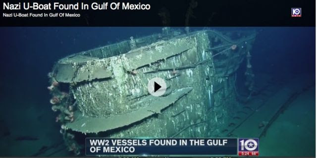 Nazi U-Boat In Gulf Of Mexico 