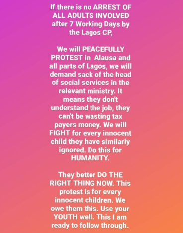 Baba Ijesha: If there is no arrest of all adults involved, we will peacefully protest in Alausa - Yomi Fabiyi says