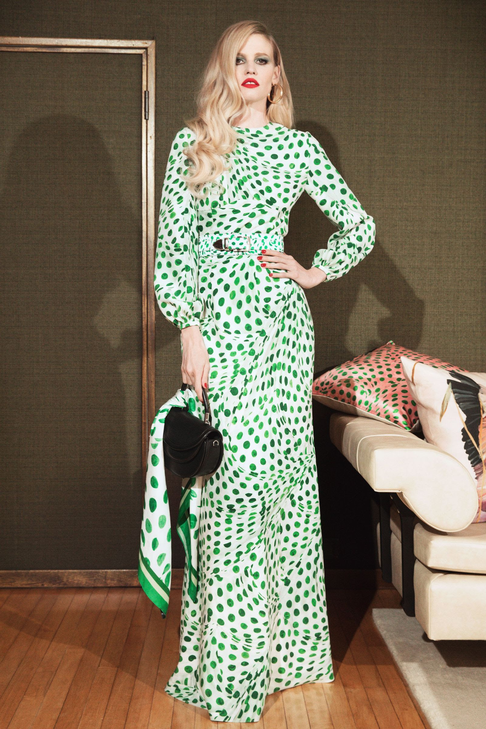 color verde tendencias 2022 brandon maxwell