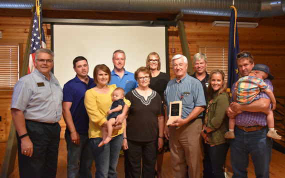 Stan Poe Family, recipient of the 2019 AgriVision Award.