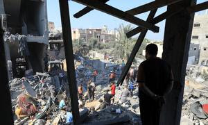 Многие районы в Газе были разрушены ракетными ударами.