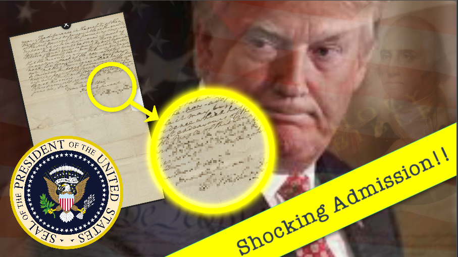 Presidential Shocker!  Hidden Letter Exposes Admission That Will ‘Change Everything’!