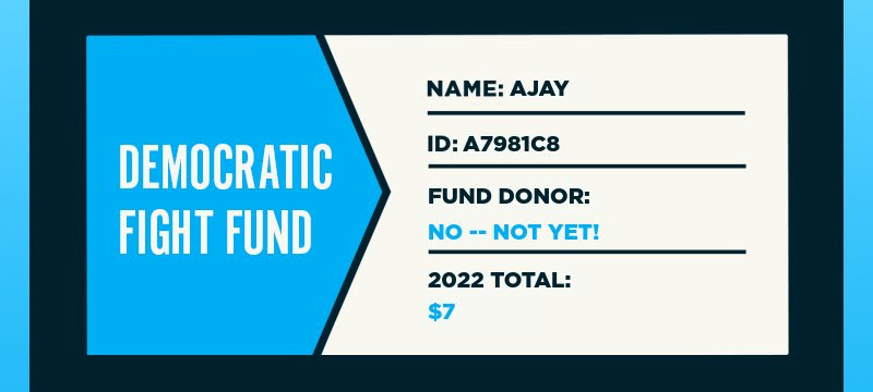 Your Democratic Fight Fund Supporter Record