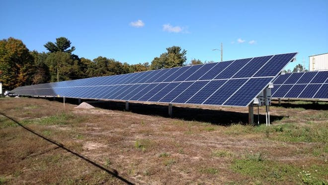 A community solar project by a Michigan municipal utility.