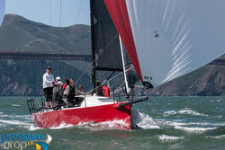 J/111s sailing in San Francisco Bay