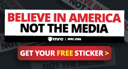 Get your free Believe America, Not the Media bumper sticker