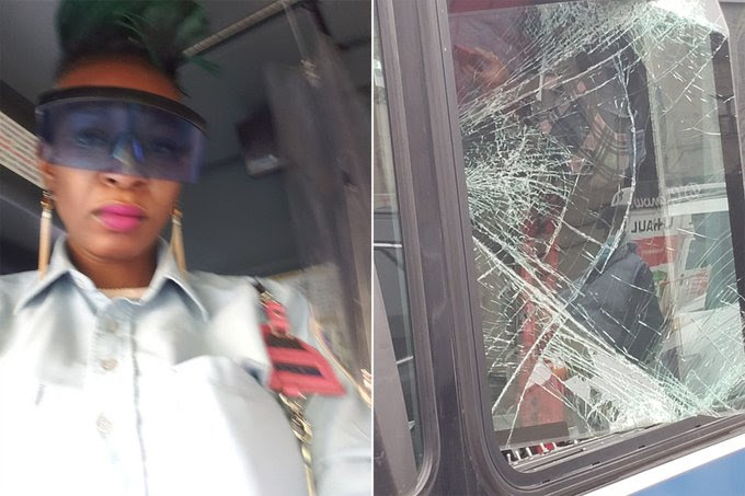 Stranger saves New York bus driver from violent attack