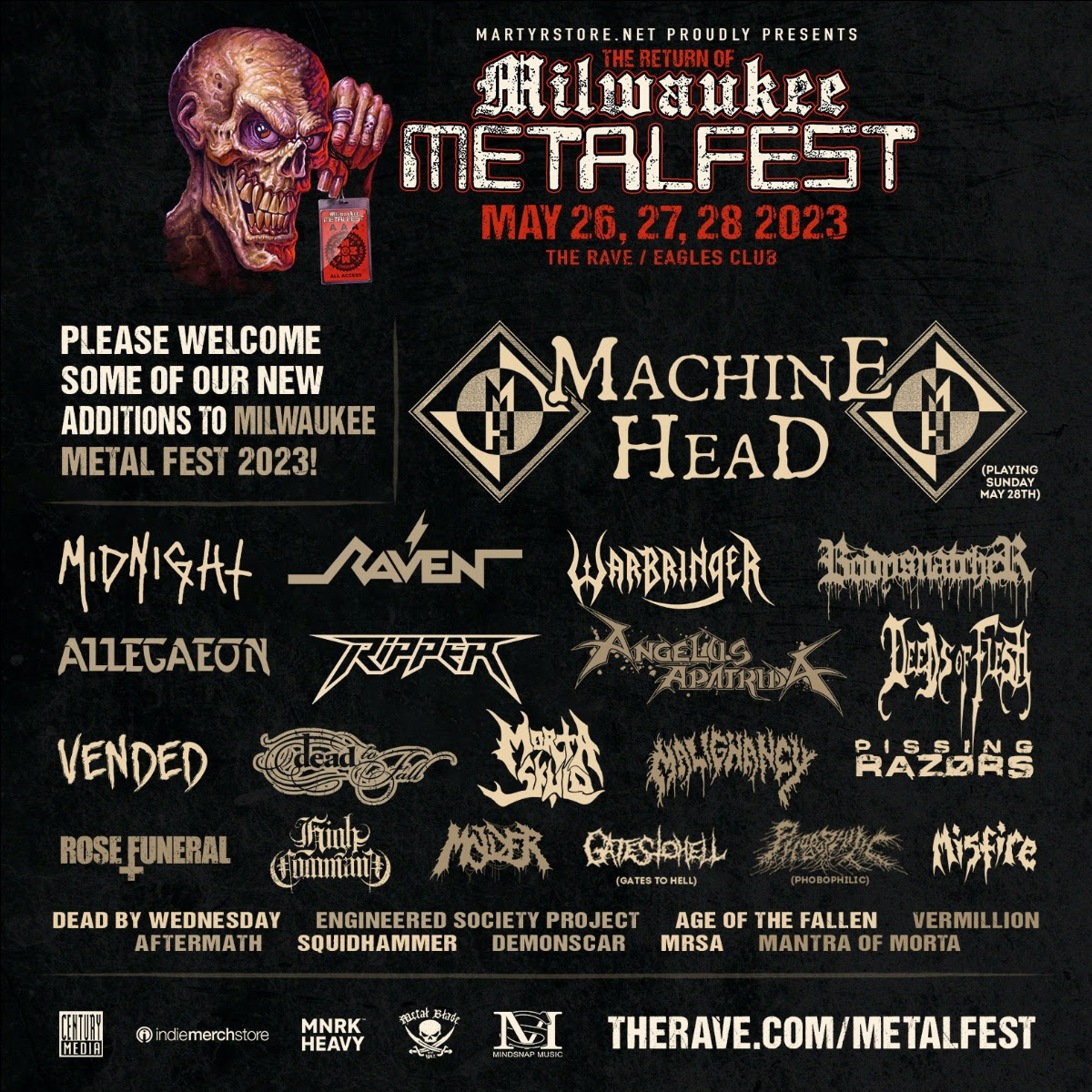 Milwaukee Metal Fest Adds Machine Head, Warbringer, + More to Lineup ...