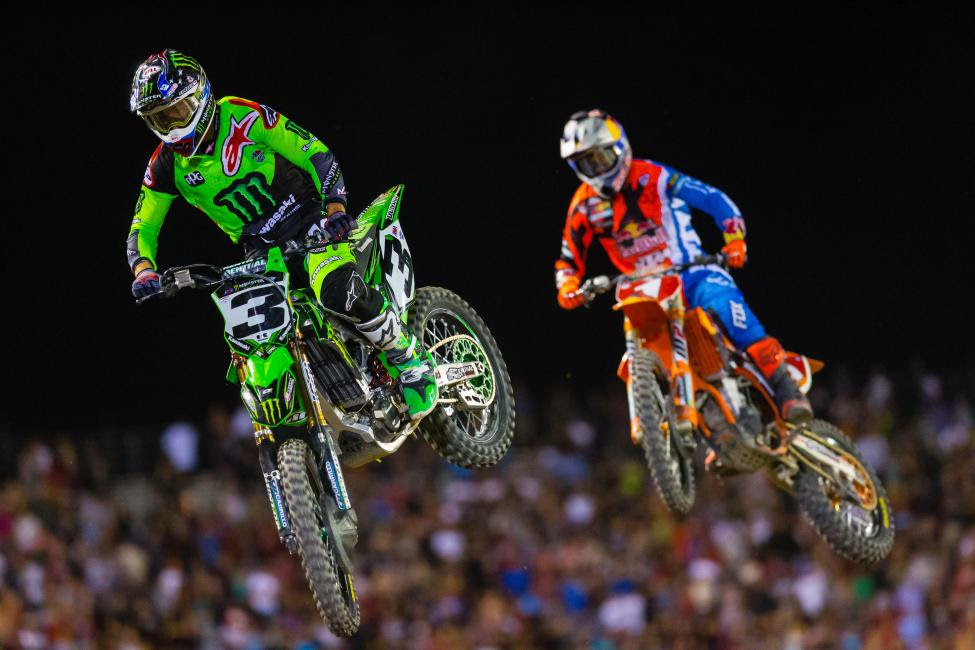 Tomac (3) provided a fierce challenge to Dungey, winning nine races. He finished runner-up in last season's Lucas Oil Pro Motocross Championship.Photo Courtesy: Jeff Kardas