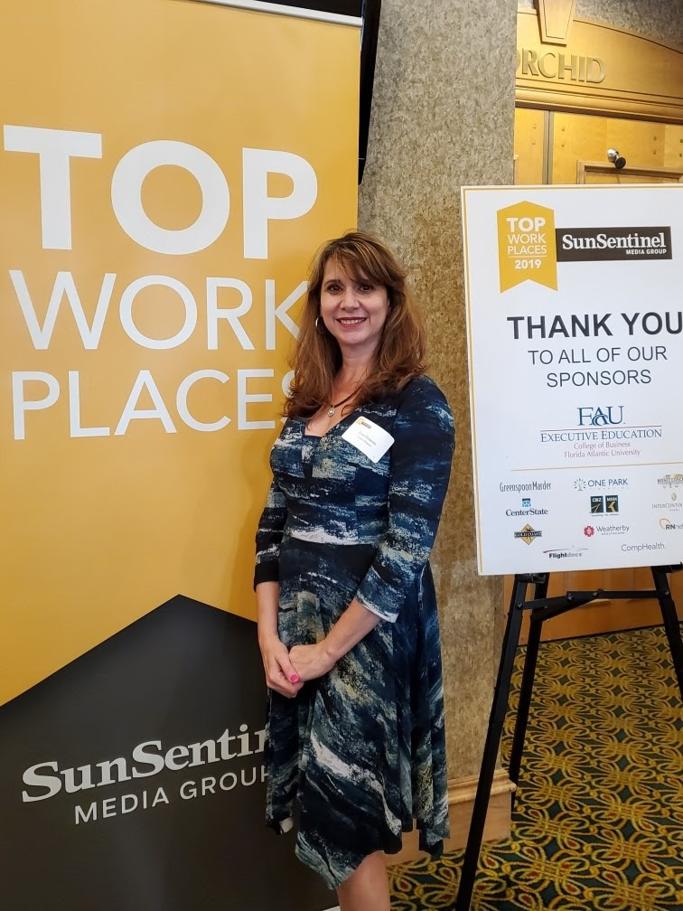 Lisa Granata, Cruisitude Engagement Ambassador, Cruise Planners, at Top Workplaces Awards Ceremony & Dinner