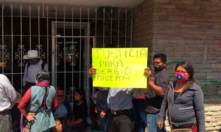 “Justicia para Sergio Rivera” Se manifiestan a más de dos años de la desaparición del activista