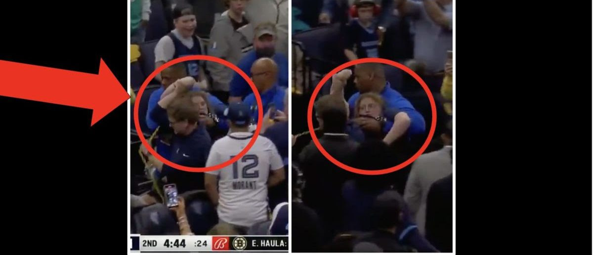 Fan Chains Herself To The Basket During Grizzlies/Timberwolves Game In Crazy Viral Video