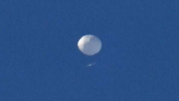Chinese spy balloon flies above in Charlotte, N.C