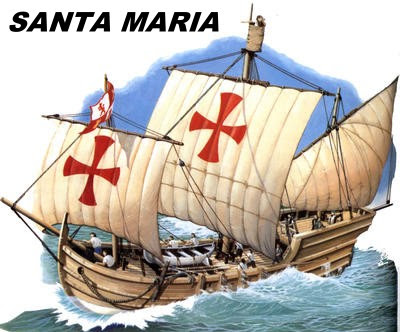 Christopher Columbus, The First American Terrorist Who Never Set Foot in America Santa_Mariajpeg