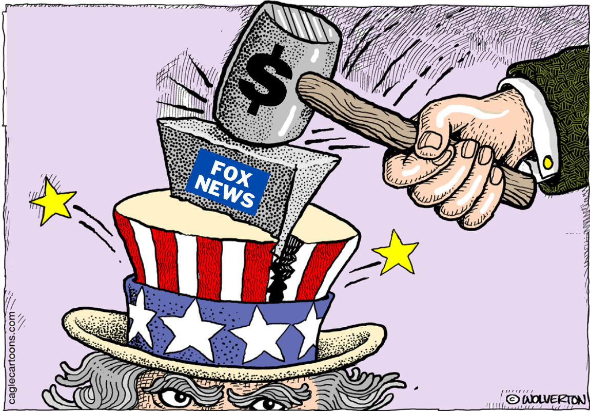 FOX News spreads conspiracy theories and polarizes Americans.