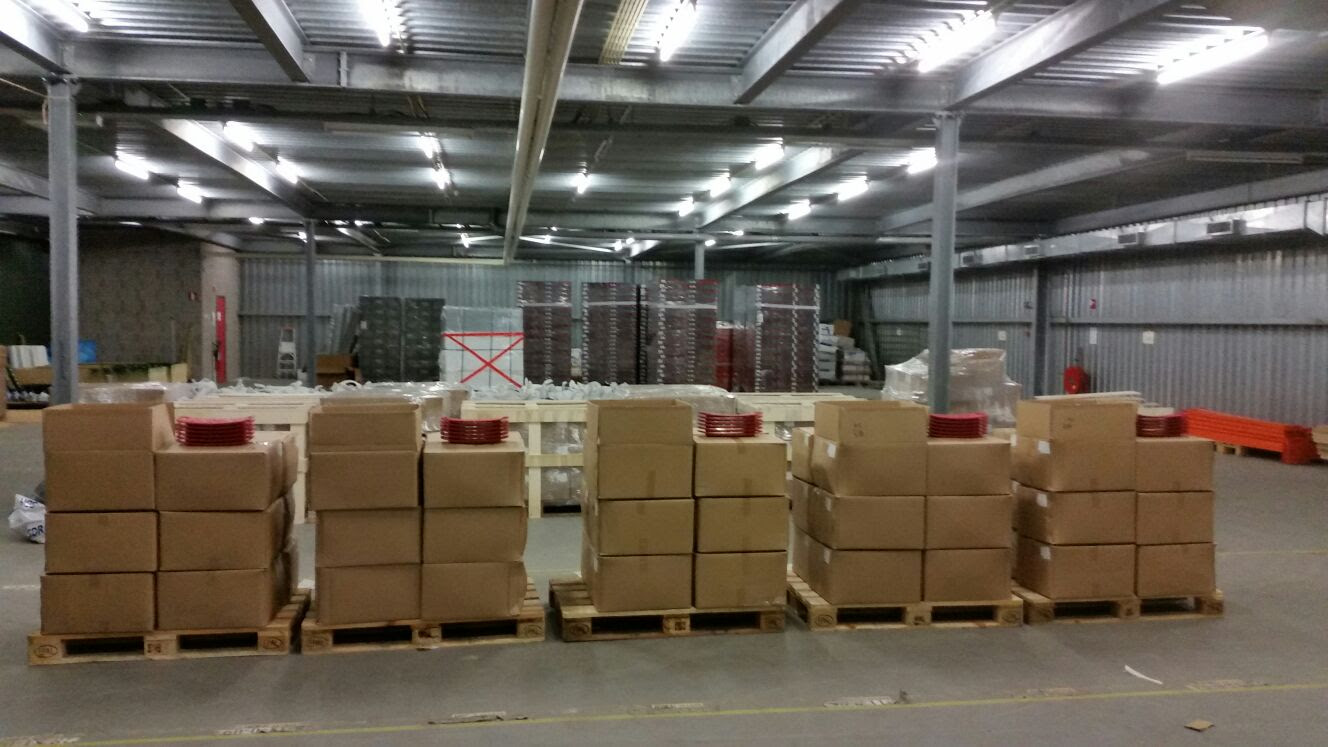Infento products in warehouse