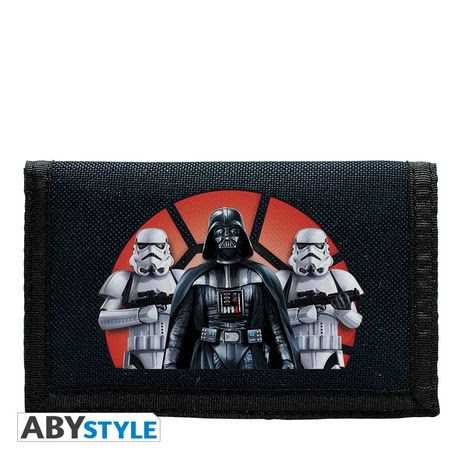 Star Wars Portefeuille Darth Vader &
                      Stormtroopers Navy Abystyle