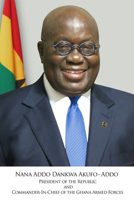 NANA ADD DANKWA AKUFO-ADDO IS THE PRESIDENT OF THE REPUBLIC AND COMMANDER-IN-CHIEF OF THE GHANA ARMED FORCES. HE WILL APPEAR AT THE INTERNATIONAL LEADERSHIP SUMMIT.