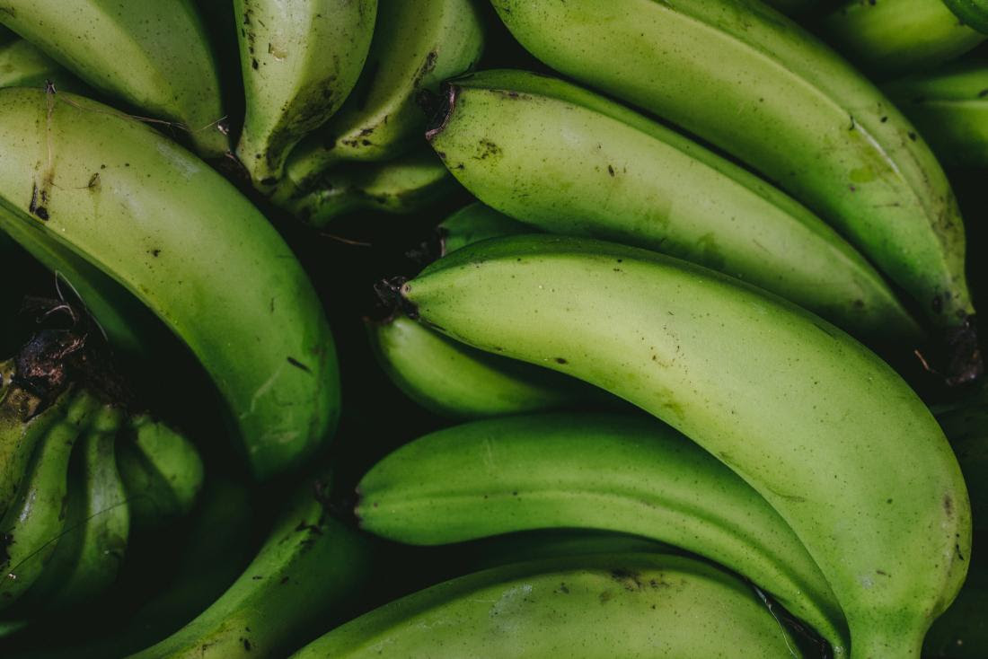 green bananas