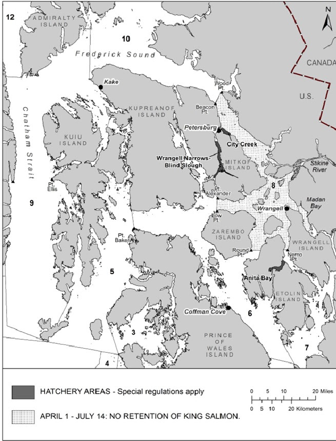 Revised 2022 Regional King Salmon Sport Fishing Regulations for the Petersburg/Wrangell Area