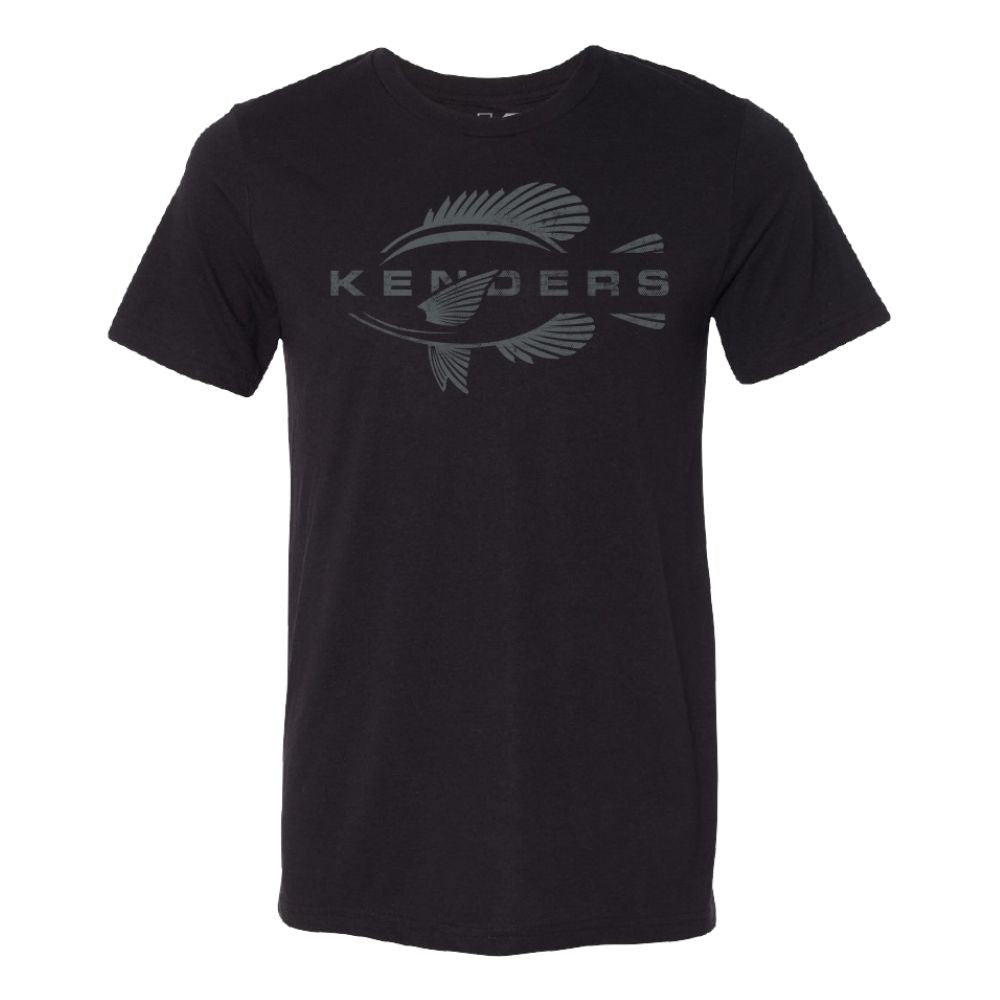 Image of KENDERS GRAPHIC T-SHIRT BLACK/GRAY